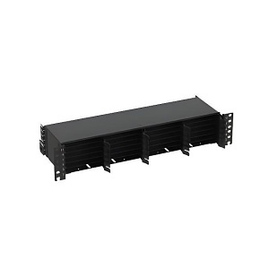 Panduit FLEX2UPN06 HD FLEX Patch Panel, 2 RU, 6-Port
