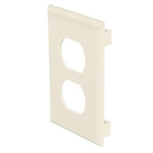 Panduit T70PIW Single Gang Snap-On Rectangular Electric Wallplate