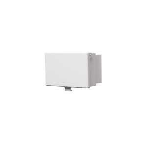 Arlington 60HW Low Profile IN-and-OUT Covers for New or Existing Construction, 1-Gang, White