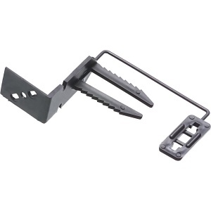 Arlington CS60 Plastic Cable Support, 100-Pack, Black
