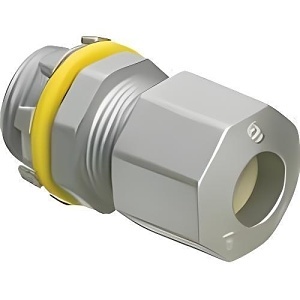 Arlington LPCG50Z Low-Profile Strain Relief Cord Connector, 0.200"-0.485" Cord Range, 25-Pack, Zinc