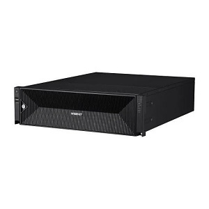 Hanwha PRN-6400DB4-120TB 64-Channel 8K AI NVR, 400Mbps H.265, H.264, and MJPEG CODECs, 120TB