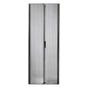 APC AR7150 NetShelter SX 750mm Wide Perforated Split Doors, 42U, Black