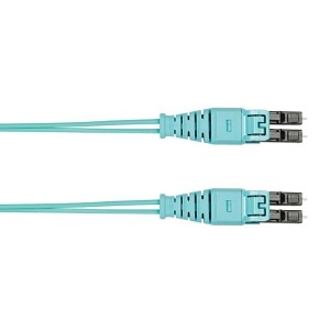 Panduit FZ2ELQ1Q1NNM047 Fiber Optic Patch Cord, OM5+ Signature Core 2-Fiber 1.6mm PC OFNR with Push-Pull Feature, 47m, 47m