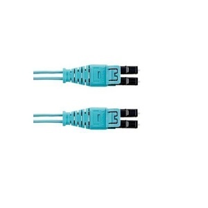 Panduit FX2ELQ1Q1SNM007 Fiber Optic Patch Cord, OM3 2-Fiber 1.6mm PC LSZH Push-Pull, 7m