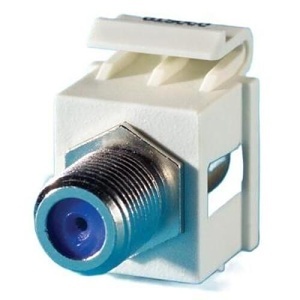 Ortronics KSFCN-99 KS F Connector F/F Wall Mount, Ivory