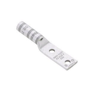 Panduit LCCXF8-14A-L Compression Connector Lug, 2-Hole, Flex, #8AWG, Copper