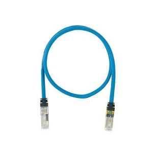 Panduit PVQ-ES6X10MWH Pan-View iQ CAT6a 10Gig Interconnect Enhanced Patch Cord, Dual Rated, 10m, White