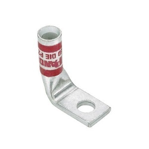 Panduit LCA2-14F-Q Compression Connector Lug, 1-Hole, 2AWG, Copper