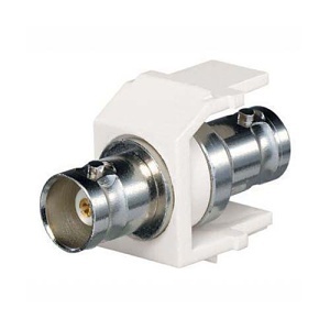 Panduit NKBNCMEIY NetKey BNC Module, 50 Ohm, Electric Ivory