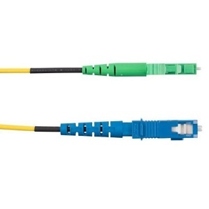 Panduit F91ER3NB1SNM025 1-Fiber 1.6mm Patch Cord, OS2, OFNR, SC Simplex to LC/AP