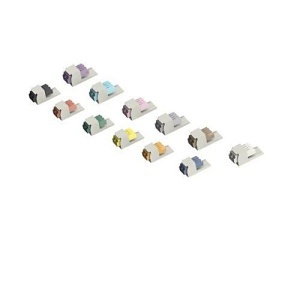 Panduit CMDBRDLCZIW Mini-Com Keyed B-Red LC Duplex, International White Module