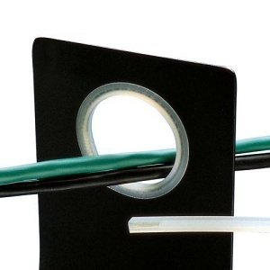 Panduit GES144F-A-C0Wired Grommet, Solid with Adhesive, 100'