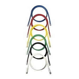 Panduit NK6PC11VLY NetKey CAT6 Cable, 24 AWG UTP Stranded Copper, 11', Violet