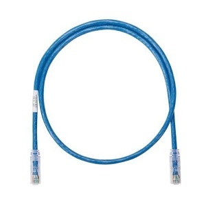 Panduit NK6PC14BUY NetKey CAT6 Cable, 24 AWG UTP Stranded Copper, 14', Blue