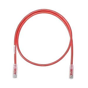 Panduit NK6PC17RDY NetKey CAT6 Cable, 24 AWG UTP Stranded Copper, 17', Red