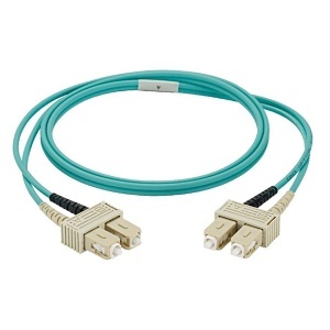 Panduit NKFP923RSSSM005 Fiber Optic Patch Cord, NK 2-Fiber OS2 3.0 mm OFNR Jacket Patch, 5m