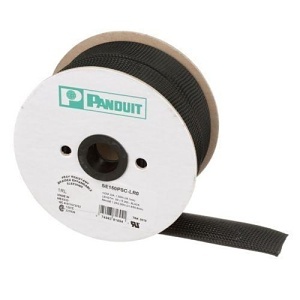 Panduit SE150P-TR0 Cable Sleeve, 1.50"es (38.1 mm) Diameter, Expandable, Black