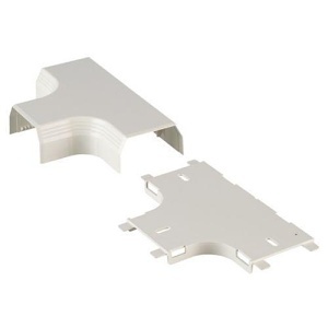 Panduit T45TWH T-45 Tee Fitting for Cable Management, White