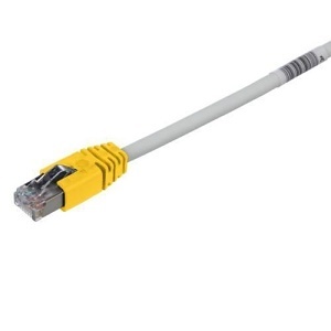 Panduit STPCH3MBYL CAT5e Copper Patch Cord, Shielded and Foiled, International Gray