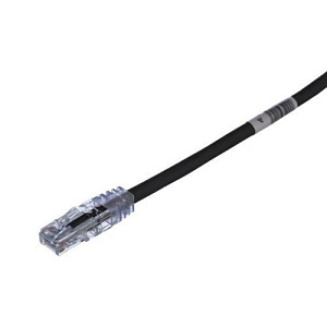 Panduit UTPSP5MBLY Category 6 Copper Patch Cord, UTP, Black