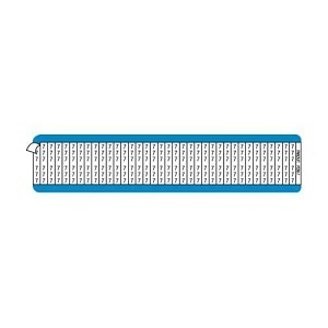 Panduit PCM-10 Label Maker, Pre-Printed WM Card Vinyl Cloth 0.25"