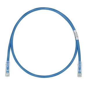 Panduit UTPSP25MBUY Copper Patch Cord, Cat 6, UTP Cable, Blue