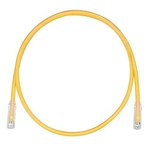 Panduit UTPSP9.5MYLY Copper Patch Cord, Cat 6, UTP, Yellow