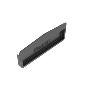 Panduit FREC12X4BL Cable Management End Cap, 12" x 4" (300mm x 100mm)