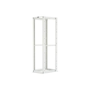 Panduit R4P36CN96WH 8 FT 36 Deep 4 Post Rack with Cage Nut, White