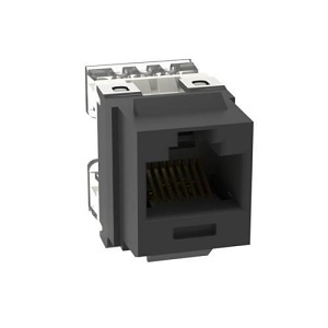 Panduit NKP5E88MBL-Q Keystone Jack, CAT5E Punchdown Jack Module, 25 Pack, Blue