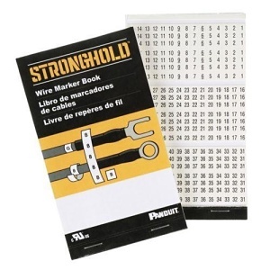 Panduit PCMB-6 Pre-Printed Vinyl Marker Book