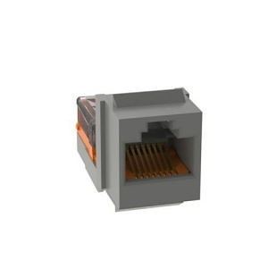 Panduit NK5E88MIGY NetKey CAT5e Leadframe Jack, International Gray