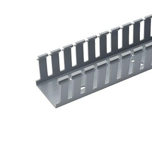 Panduit G2X4LG6-A Slotted Duct PVC, 2x4x6', Adhesive, Light Gray
