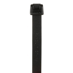 良質  Panduit DT8EH-Q0 Cable Tie, 27L (686mm), Extra-Heavy Duty, Black その他