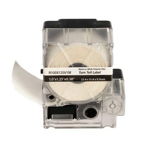 Panduit R100X125V1M Label Maker, MP Cassette Turn-Tell Self-Laminating Label