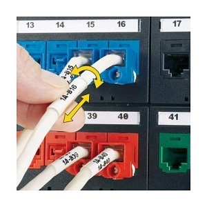 Panduit R100X150V3C Label Maker, P1 Cassette Turn-Tell Self-Laminating Label