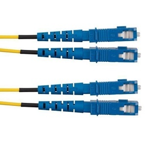 Panduit NKFP923LSSSM005 Fiber Optic Patch Cable, 2-Fiber OS2, 3.0mm LSZH Jacket