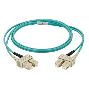 Panduit NKFPX23LSSSM020 NetKey 2-Fiber Patch Cord, OM3, 3.0mm LSZH Jacket