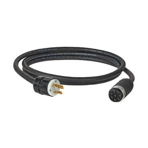Eaton Tripp Lite CBL350-10 Eaton Power Cord for Select Eaton Universal Input PDUs, 5000VA 208V Single-Phase, L6-30P Input, 30A, 10', Black
