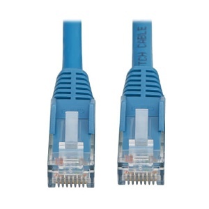 Eaton Tripp Lite N201L-03M-BL CAT6 Cable, Snagless Molded LSZH Wired, 3m, Blue