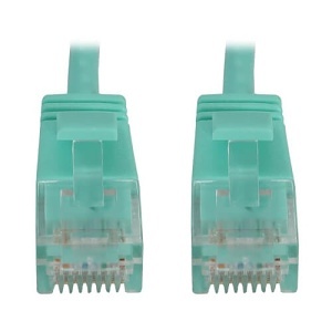 Eaton Tripp Lite N261-S20-AQ Slim CAT6a Patch Cable, 20', Aqua