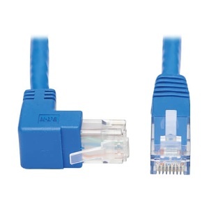 Eaton Tripp Lite N204-020-BL-UP 20' CAT6 Angled Ethernet Cable, 20-Pack, 20', Blue