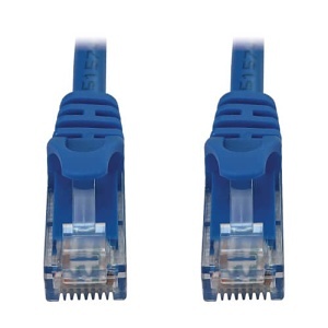 Tripp Lite N261-007-BL CAT6A 10G Snagless Molded UTP Ethernet Cable (RJ45 M/M), PoE, 7' (2.1m), Blue