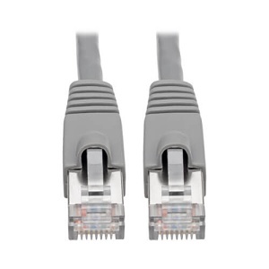 Eaton Tripp Lite N262-007-GY CAT6A 10G Snagless Shielded STP Ethernet Cable RJ45 M/M, PoE, 7' (2.13m), Gray