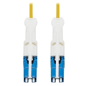 Tripp Lite N381C-01M 400G Duplex Singlemode 9/125 OS2 Fiber Optic Cable, CS-UPC/CS-UPC, Round LSZH Jacket, 1m, Yellow