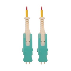 Eaton Tripp Lite N823S-03M-MG SN to SN Duplex Multimode OM4 Low Smoke Zero Halogen Cable, 3m