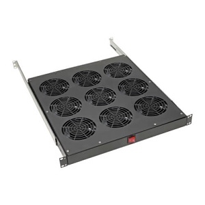 Eaton Tripp Lite SRFANTRAY9 Fan Tray for 19 in. Racks - 1U, 9 120V High-Performance Fans, 864 CFM, C14 Inlet