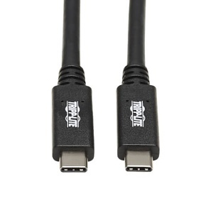 Eaton Tripp Lite U420-20N-G2-5A USB 3.1 Gen 2 Cable, 10 Gbps Thunderbolt 3, 20"