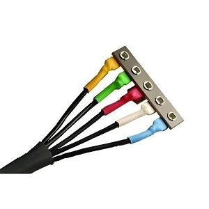 Alpha Wire F2211/4 BK005 Heat Shrinkable Tubing, 0.250", 100', Black
